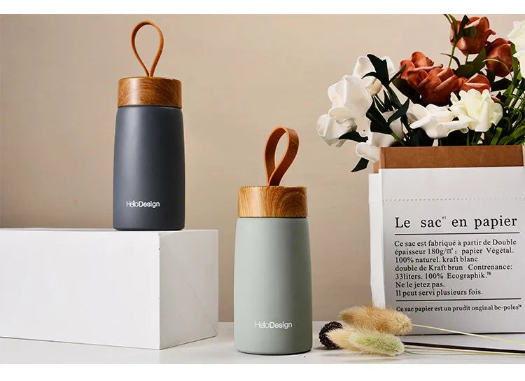 Elegante Thermosflasche für unterwegs