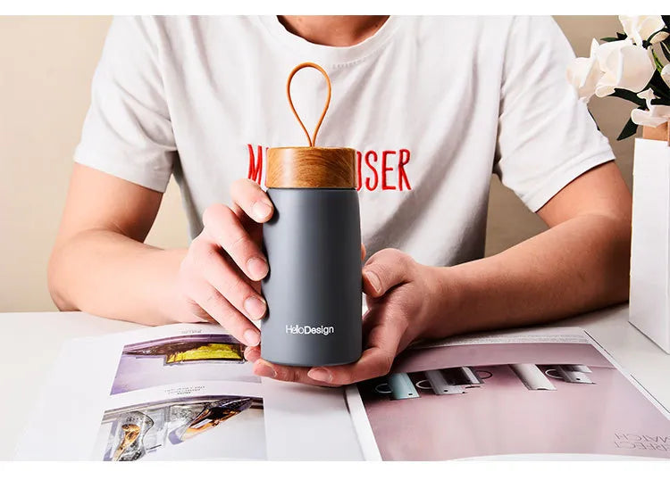 Elegante Thermosflasche für unterwegs