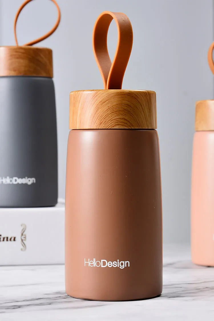 Elegante Thermosflasche für unterwegs