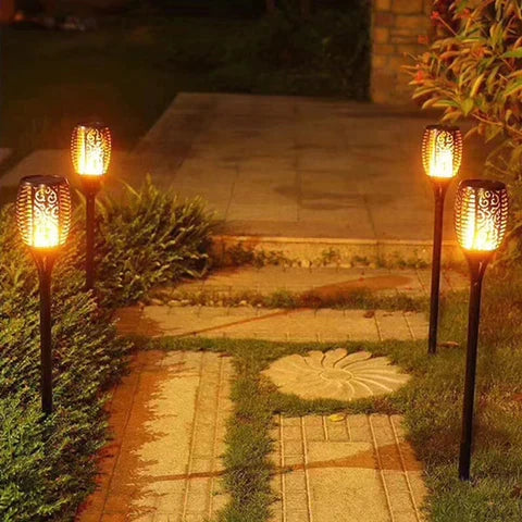 Solara Gartenfackeln inklusive Solarenergie – Magisches Flammenlicht für draußen