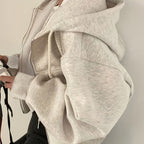 CozyVibe Zip-Up Hoodie – Komfort sowie lässiger Chic