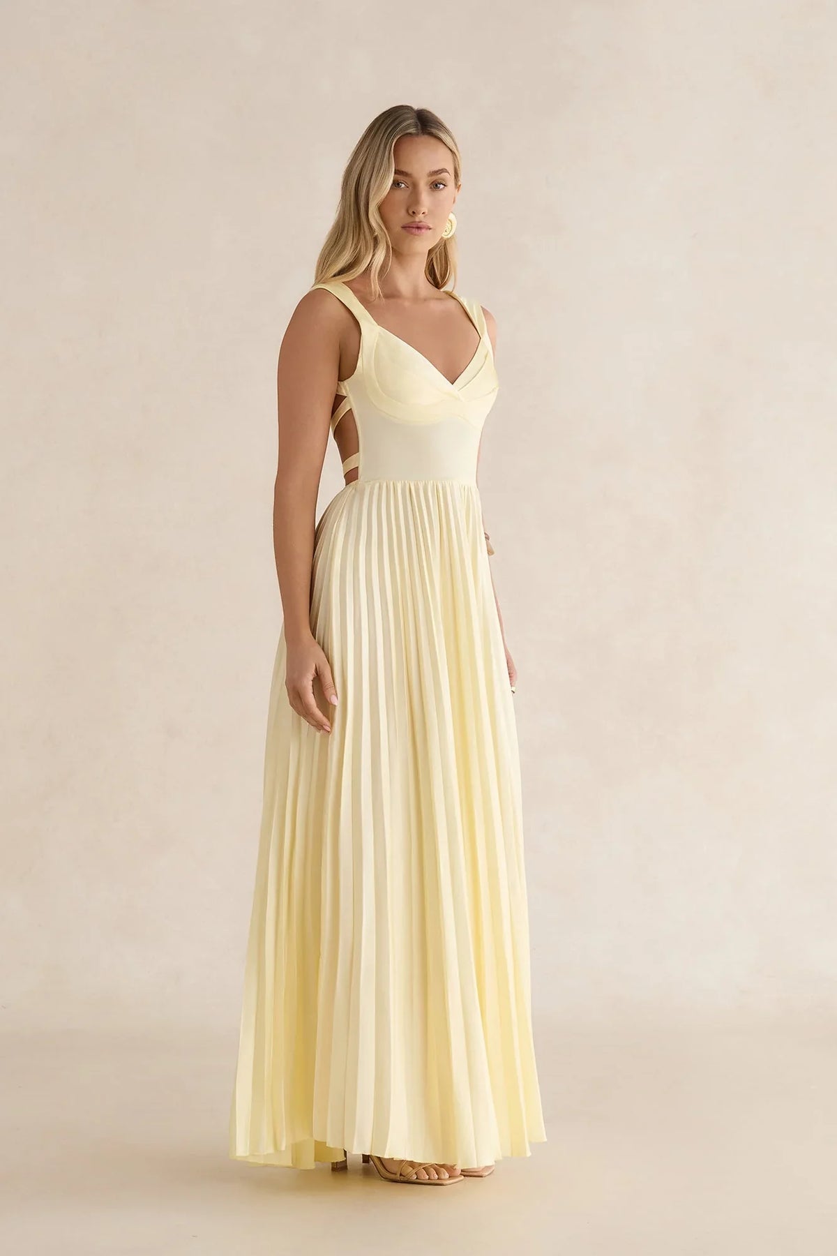 Song – Maxikleid mit Falten