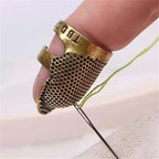 Vintage Metall Nadelfinger: Robuster Schutz beim Nähen