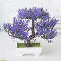 BlossomBonsai Kunstbaum – Realistischer Mini-Bonsai inklusive Rosa Blüten