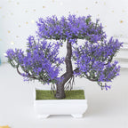 BlossomBonsai Kunstbaum – Realistischer Mini-Bonsai inklusive Rosa Blüten