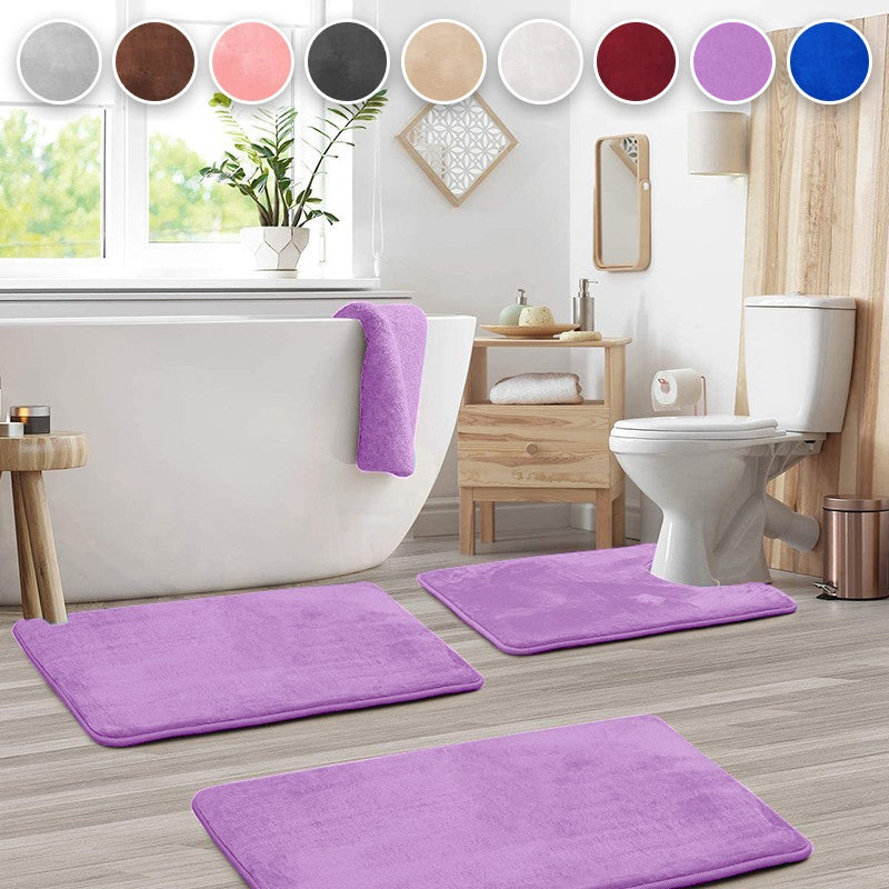 Weiche Memory Foam Badematten Set – Für Komfort sowie Luxus