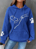 Bequemer Und Warmer Kapuzenpullover Für Frauen