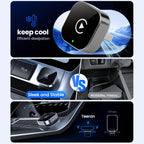 2-in-1 Drahtloser CarPlay & Android Auto Adapter: Plug & Play Schnell Verbunden