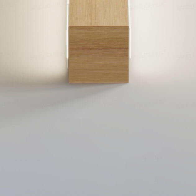 Minimalistische Holz-Wandlampe: Stimmungsvolle Beleuchtung für jeden Raum