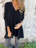 V-Ausschnitt Pullover