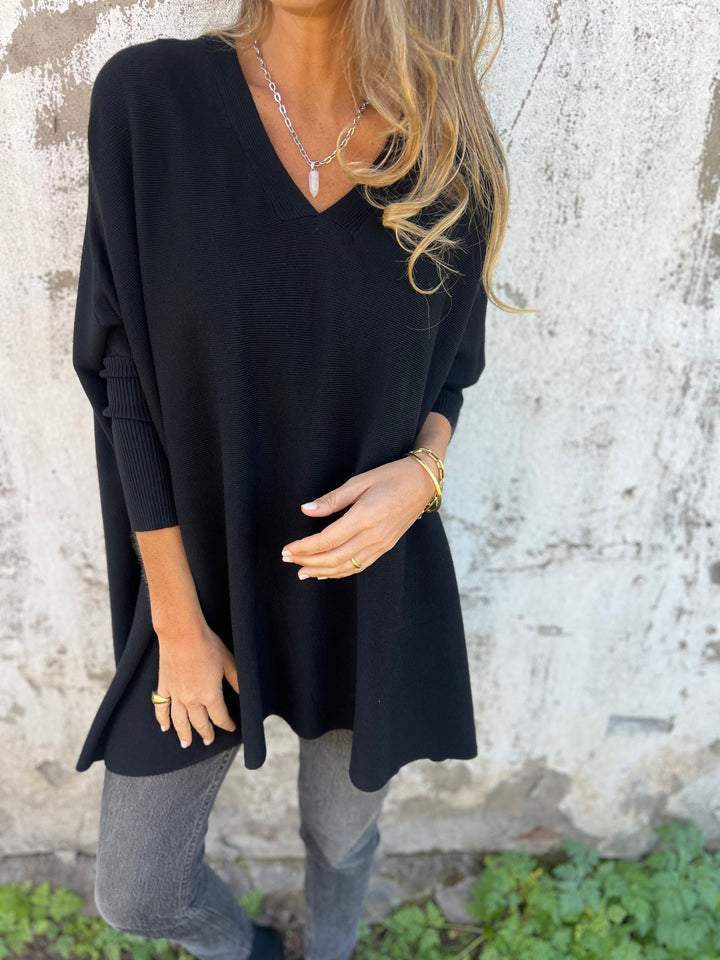 V-Ausschnitt Pullover