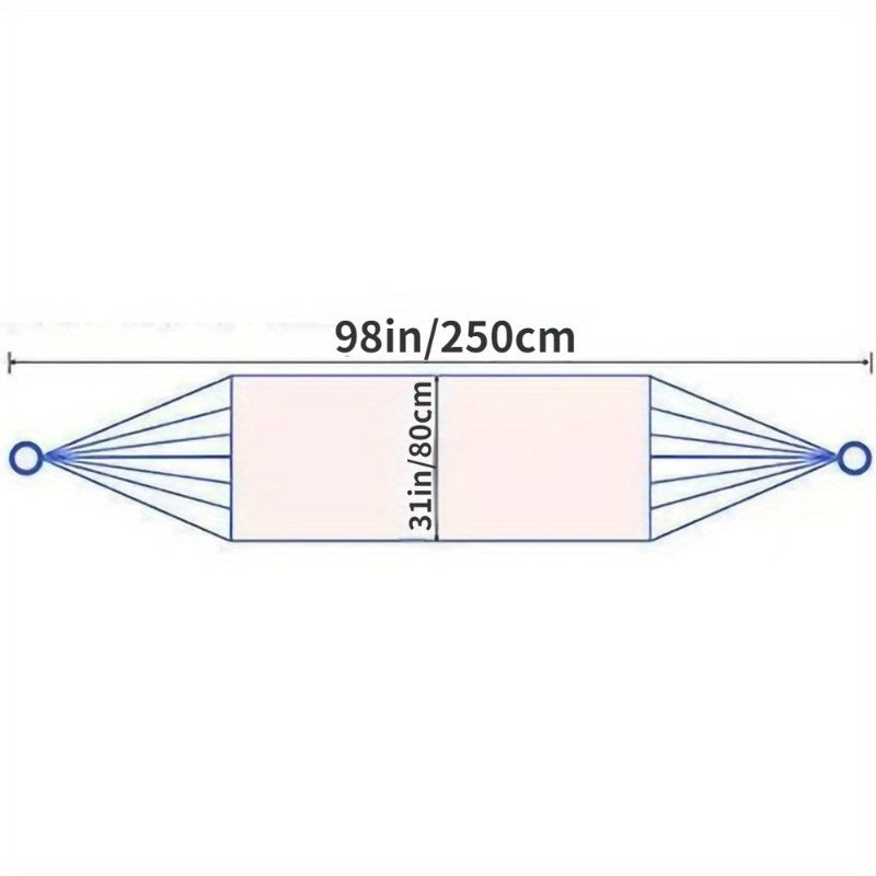 Robuste Nylon-Hängematte – Ergonomisch sowie Multifunktional für Draußen