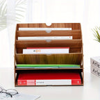 WoodFlow A4 Organizer: Stilvolle Aufbewahrung für jeden Schreibtisch