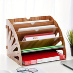 WoodFlow A4 Organizer: Stilvolle Aufbewahrung für jeden Schreibtisch