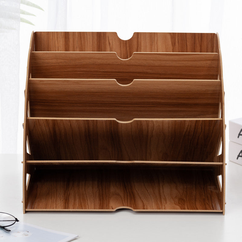 WoodFlow A4 Organizer: Stilvolle Aufbewahrung für jeden Schreibtisch