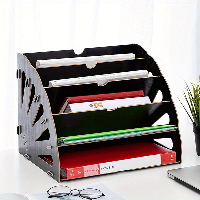 WoodFlow A4 Organizer: Stilvolle Aufbewahrung für jeden Schreibtisch