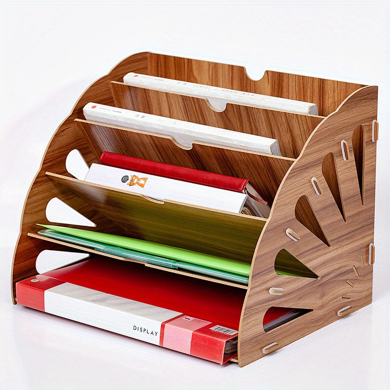 WoodFlow A4 Organizer: Stilvolle Aufbewahrung für jeden Schreibtisch