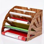 WoodFlow A4 Organizer: Stilvolle Aufbewahrung für jeden Schreibtisch