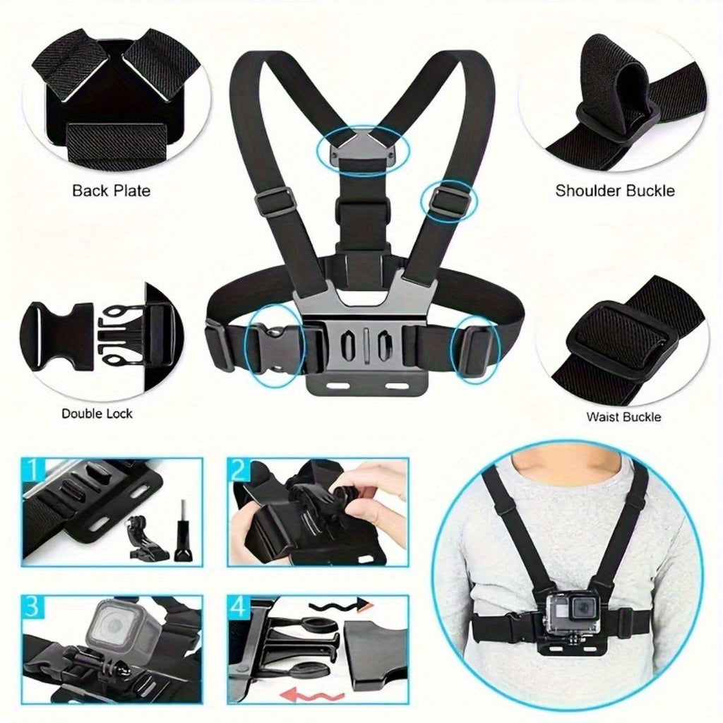 Handsfree Brustgurt – Für Einfaches Filmen sowie Fotografieren