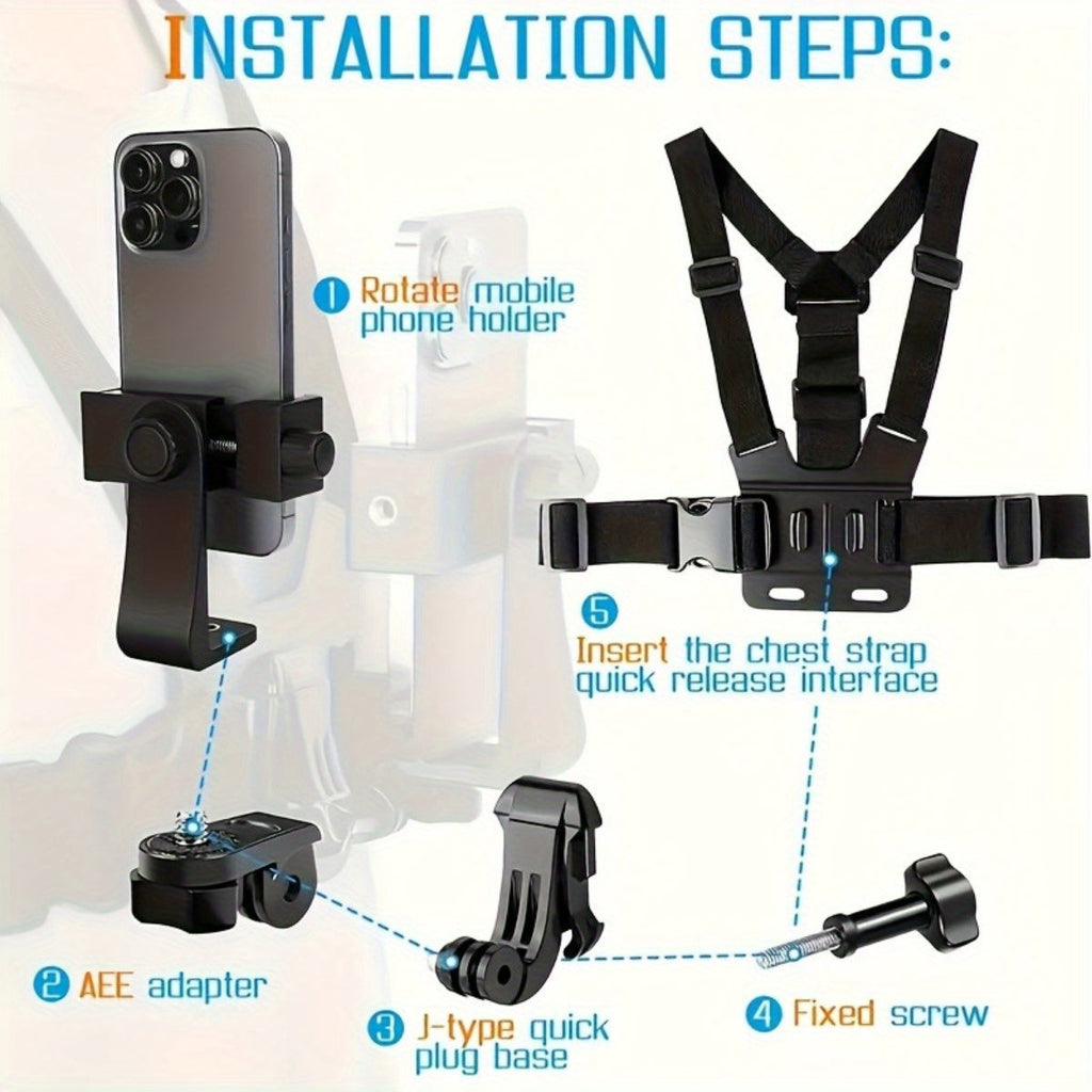 Handsfree Brustgurt – Für Einfaches Filmen sowie Fotografieren