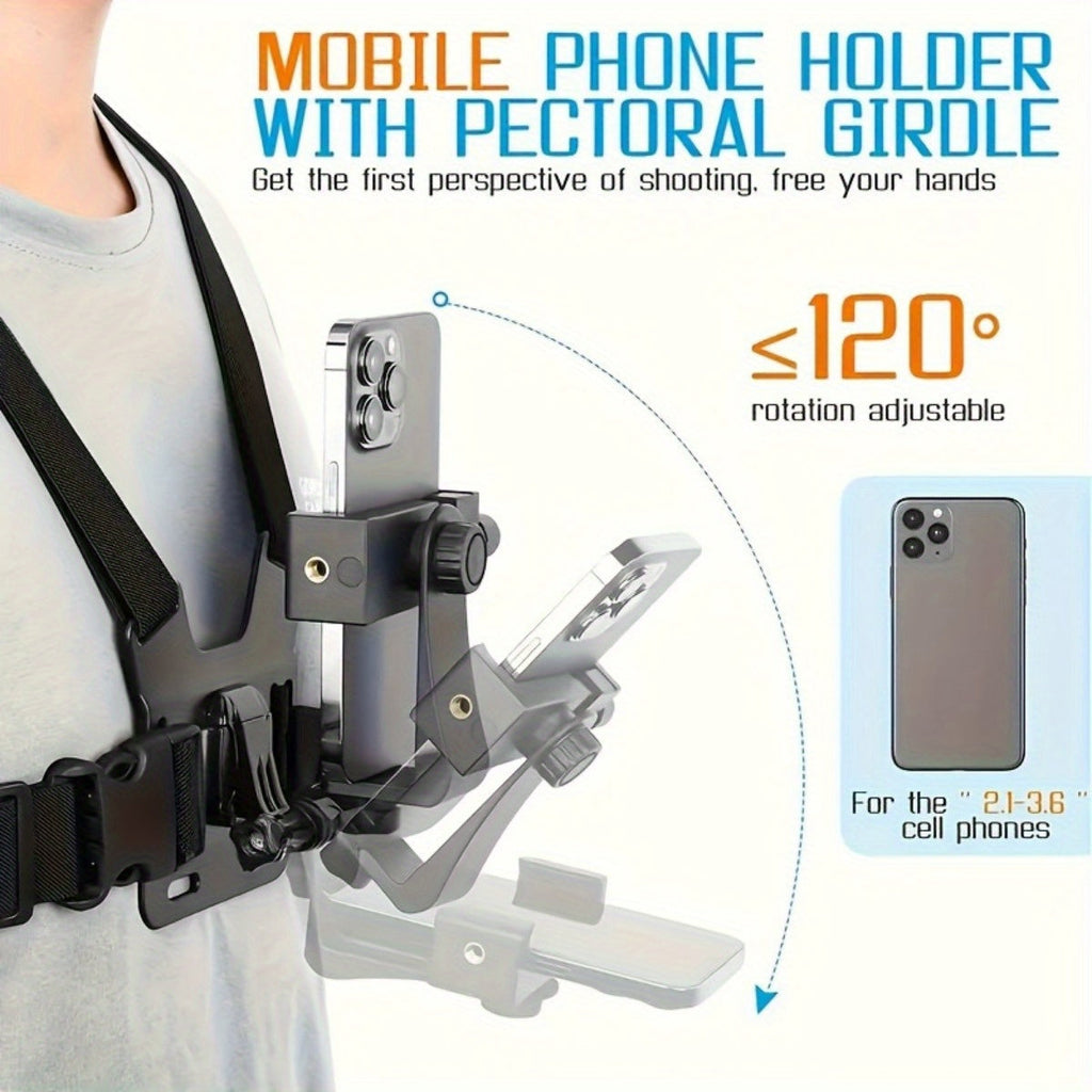 Handsfree Brustgurt – Für Einfaches Filmen sowie Fotografieren