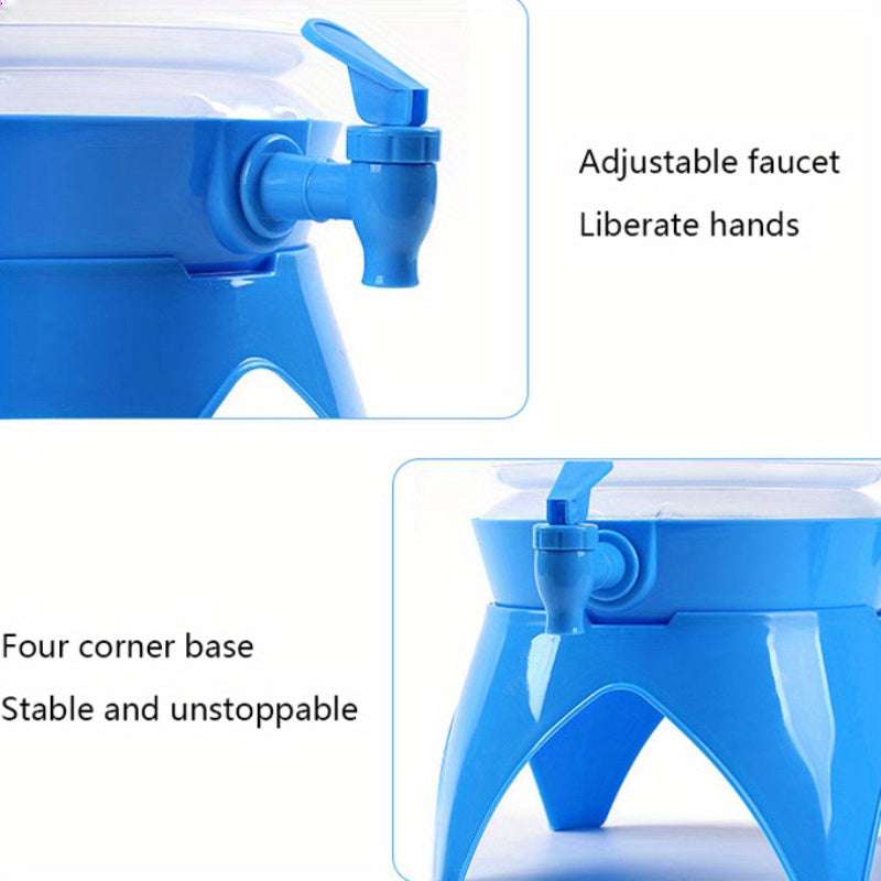 Tragbarer faltbarer Wassereimer – 3,5L inklusive ausziehbarem Wasserhahn