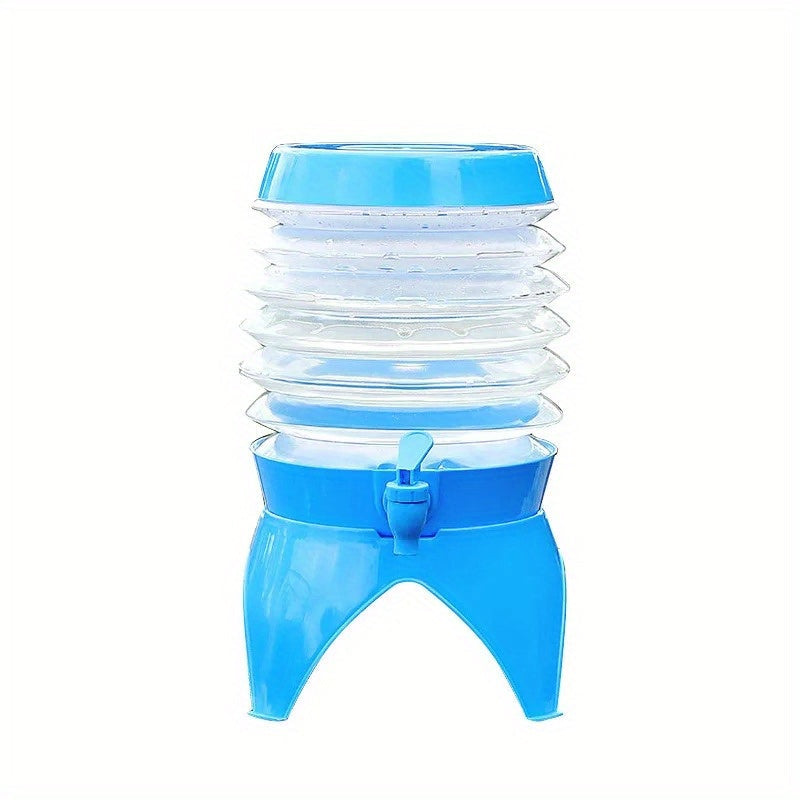 Tragbarer faltbarer Wassereimer – 3,5L inklusive ausziehbarem Wasserhahn