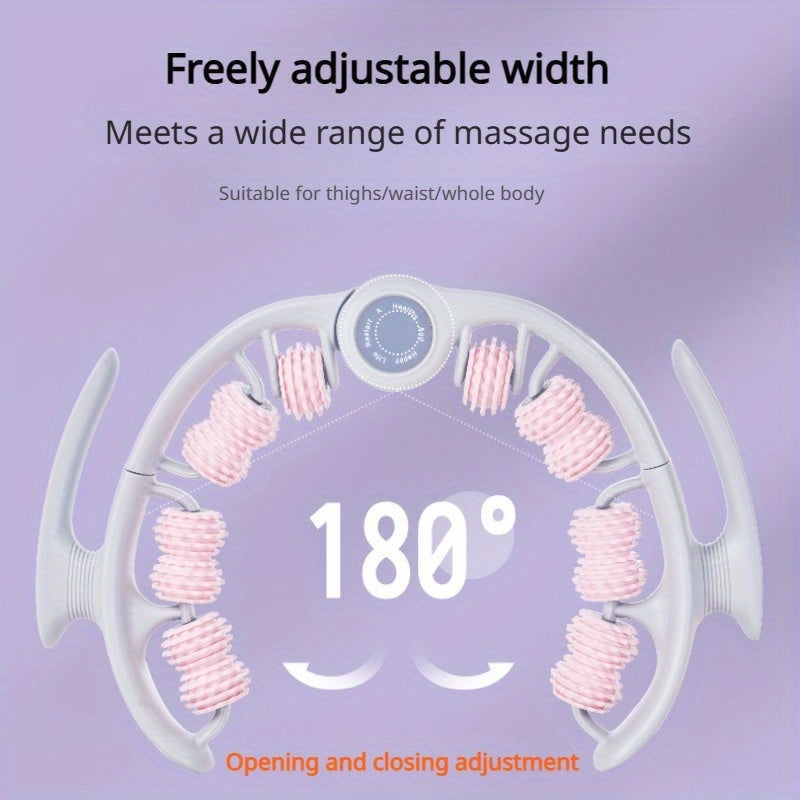 FlexiRoller 14-Rollen Massageroller – Tiefe Muskelentspannung inklusive Beinklemme