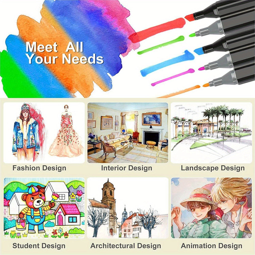 TouchHero 168 Farben Alkoholmarker Set – Professionell und Flexibel