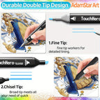 TouchHero 168 Farben Alkoholmarker Set – Professionell und Flexibel