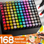 TouchHero 168 Farben Alkoholmarker Set – Professionell und Flexibel