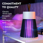 Wiederaufladbare Mückenlampe: 360° UV-Elektroschock-Insektenvernichter