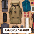 Explorer 80L Wanderrucksack – Strapazierfähig und Vielseitig