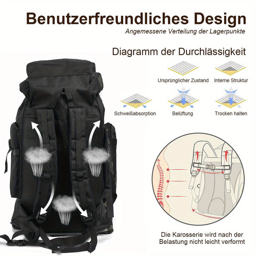 Explorer 80L Wanderrucksack – Strapazierfähig und Vielseitig