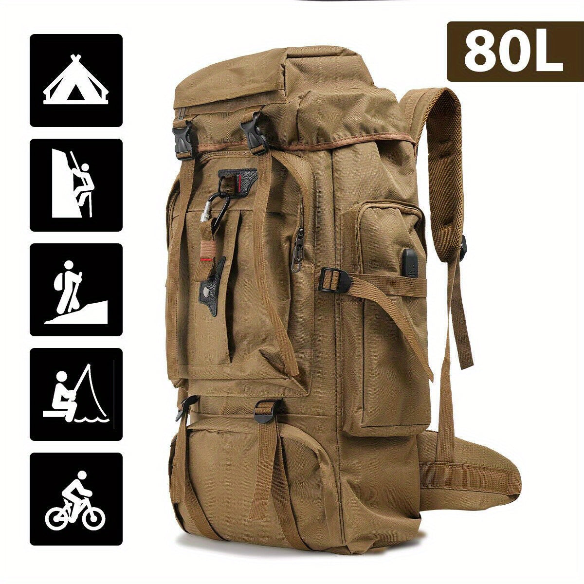 Explorer 80L Wanderrucksack – Strapazierfähig und Vielseitig