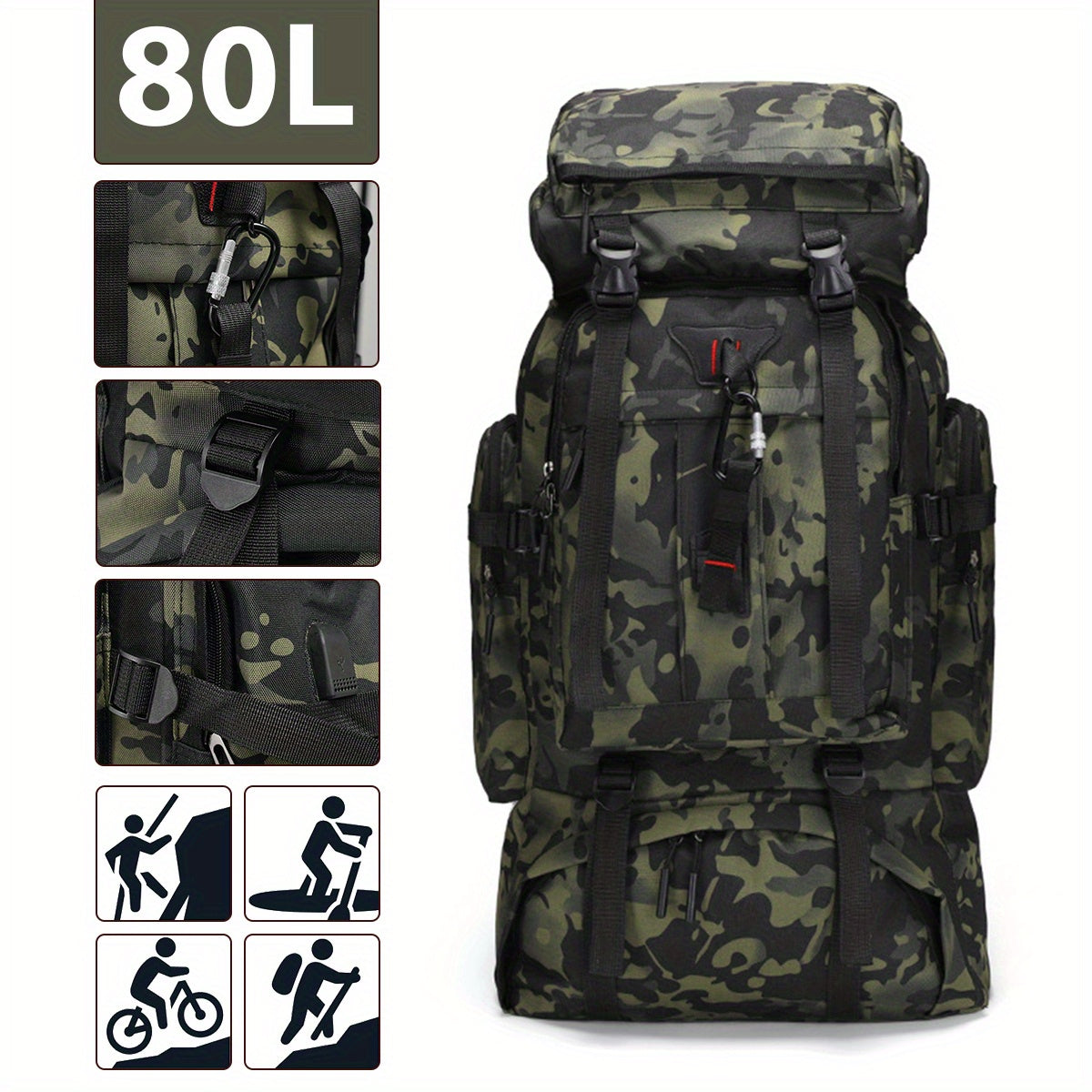 Explorer 80L Wanderrucksack – Strapazierfähig und Vielseitig