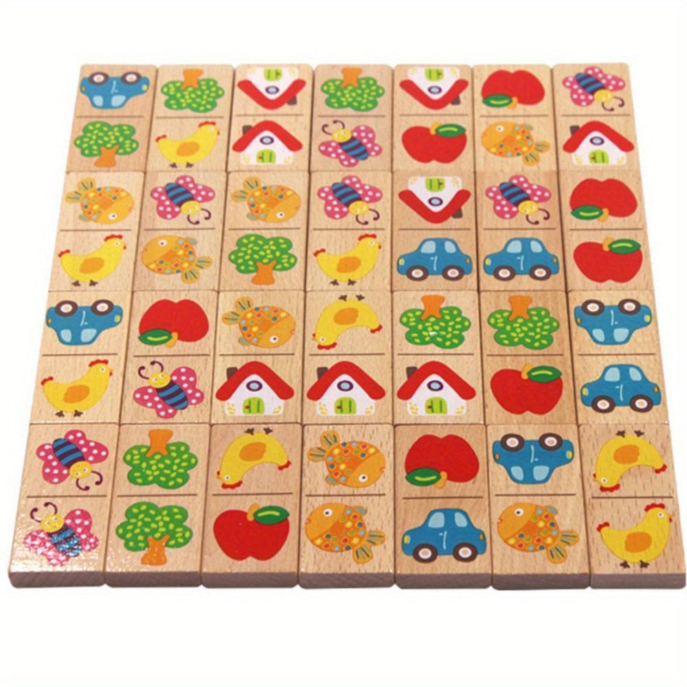 Verspieltes Domino-Puzzle – Für Lernen sowie Spaß