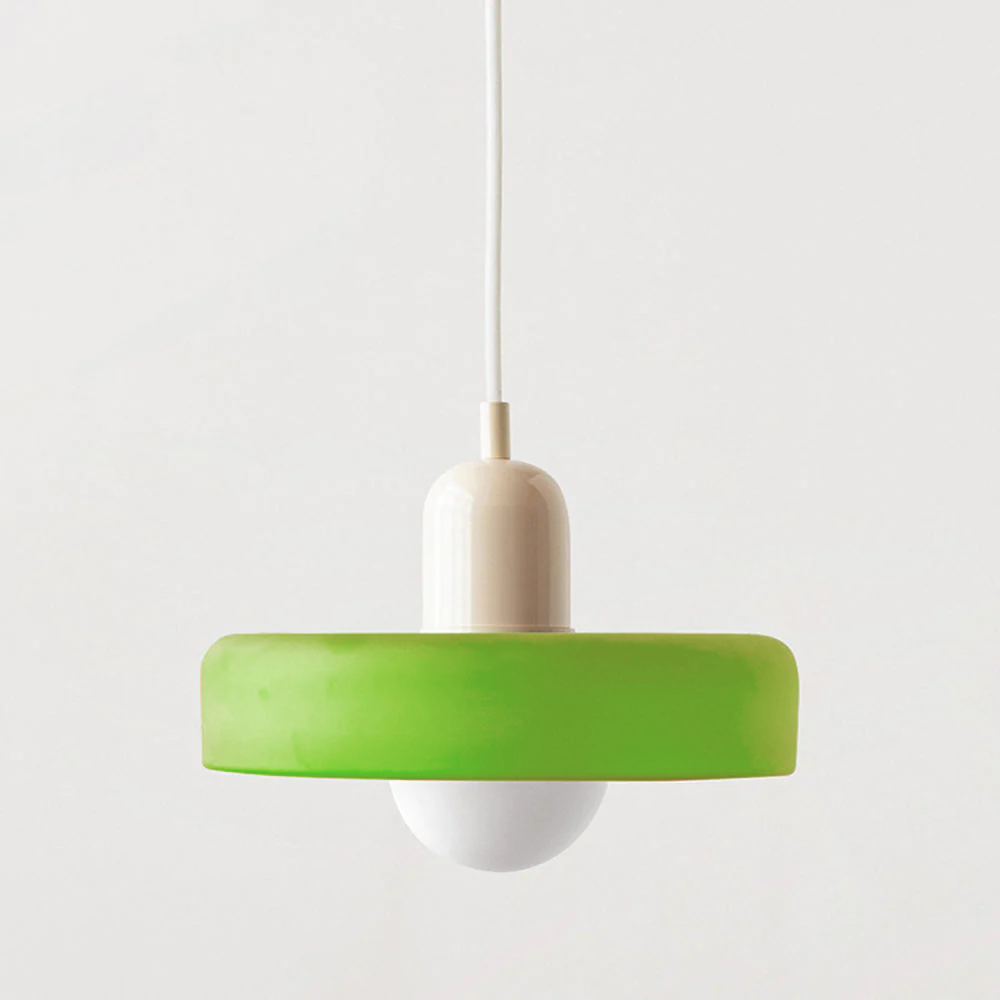 ColorLoop Pendelleuchte – Kunstzinnige Bauhaus-Hängeleuchte inklusive Warmlicht