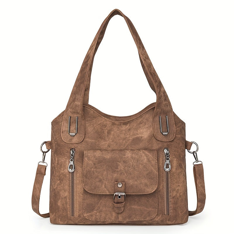 Vintage Chic Schultertasche – Funktional und Elegant