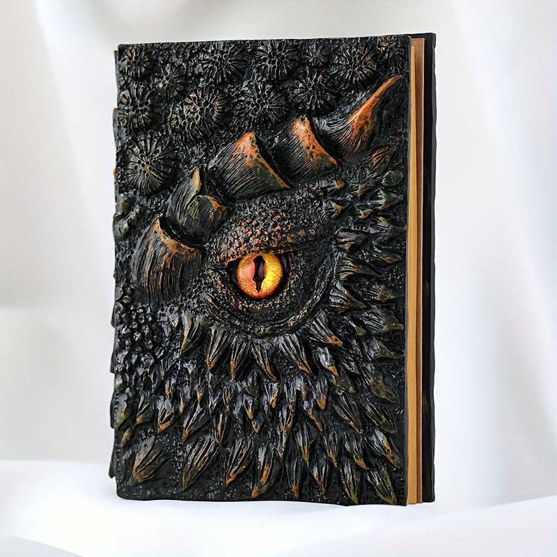 Fantasy Notizbuch mit Drachenauge – Strapazierfähig und Kunstvoll