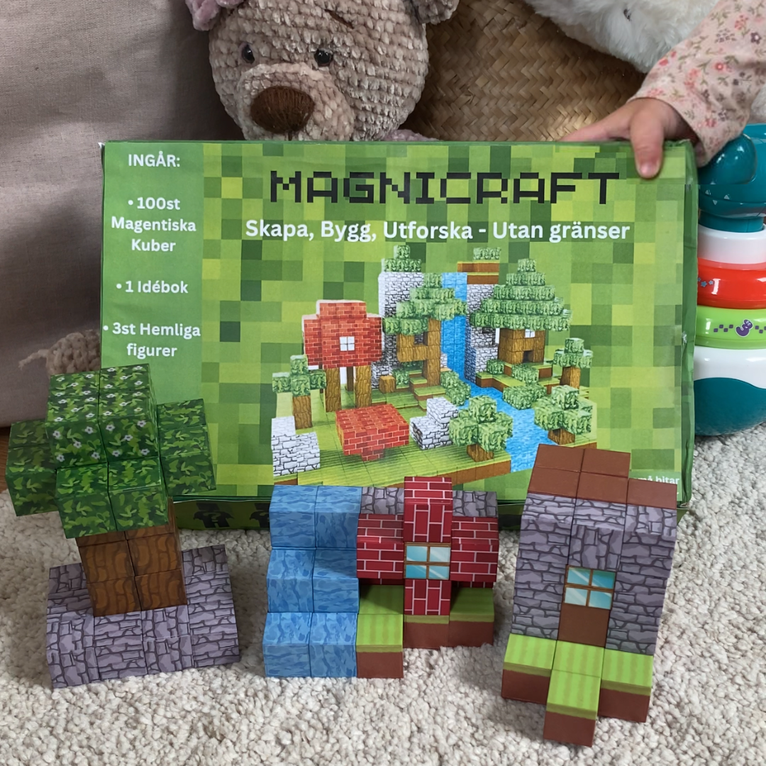 MagniCraft Bausteinset – Erschaffe, Baue sowie Entdecke ohne Grenzen