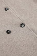 Mantel im Vintage-Stil in Khaki