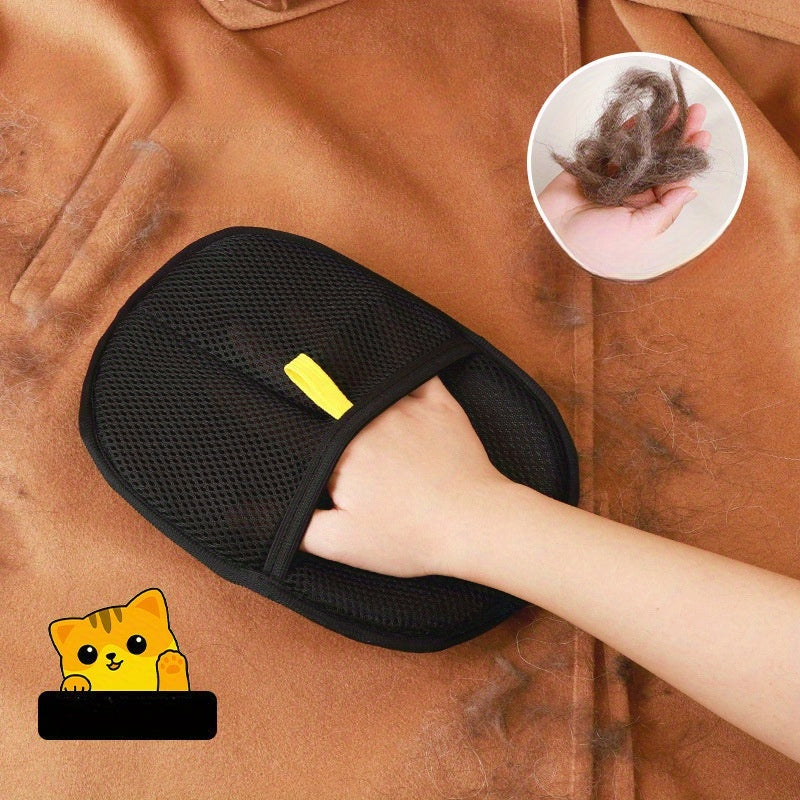 FurEase Haustierhaareentfernungshandschuhe – 4 Stück für Hunde sowie Katzen