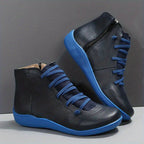 Stiefeletten mit Reißverschluss und Plateau