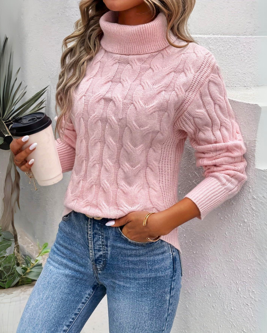 Warmer Strickrollkragenpullover