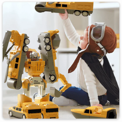 Transforming Robot Auto: Kreatives Spielzeug für Abenteurer Kinder