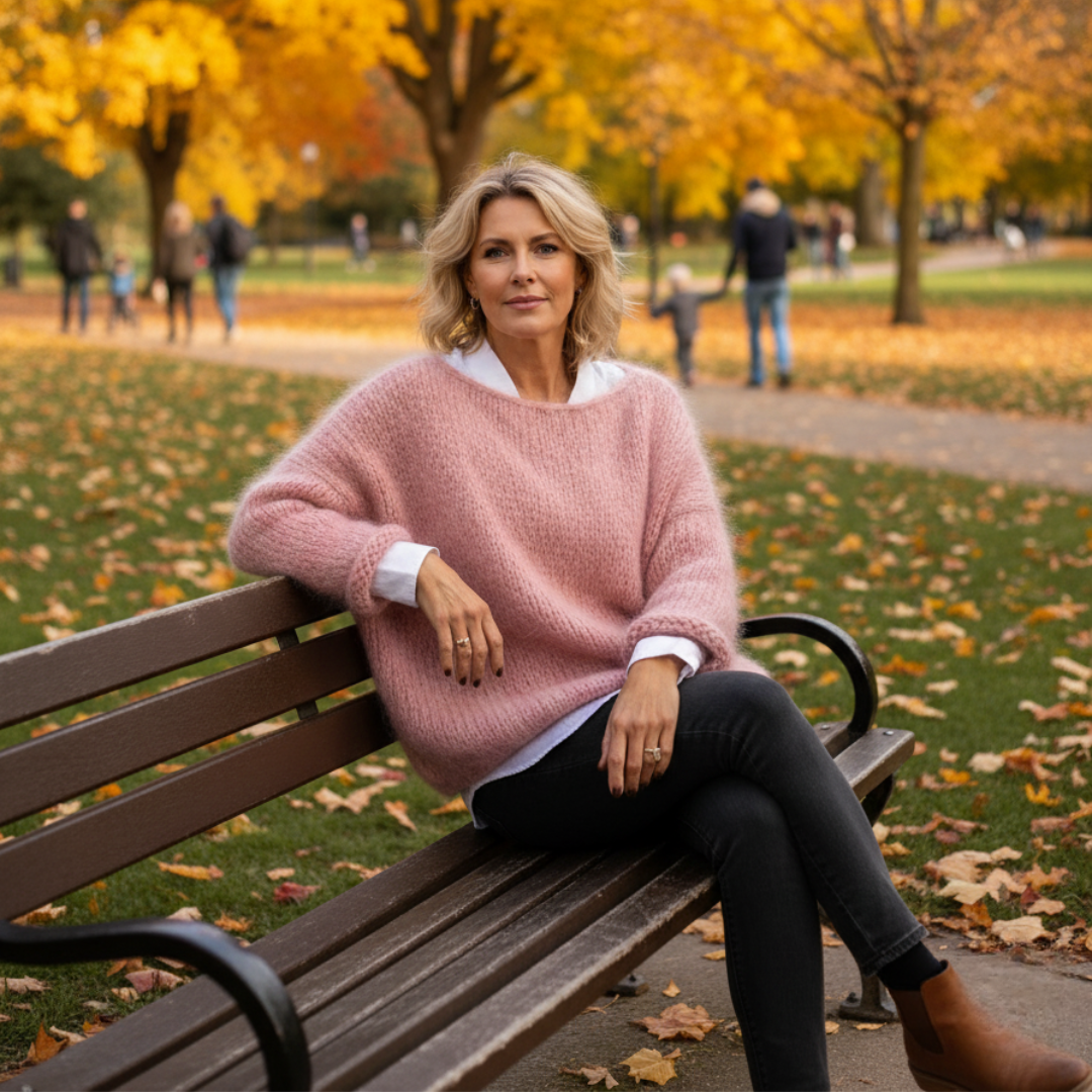 Zeitloser Feinstrick Pullover
