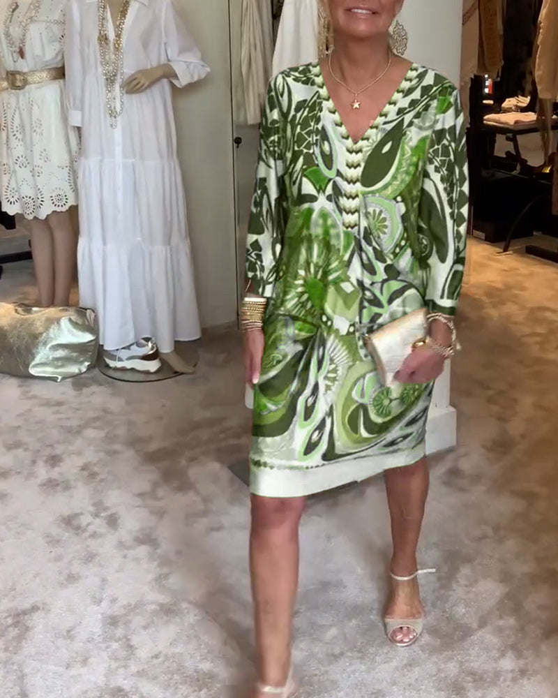 Vintage Vibe Kleid – Elegant sowie bequem für jede Gelegenheit
