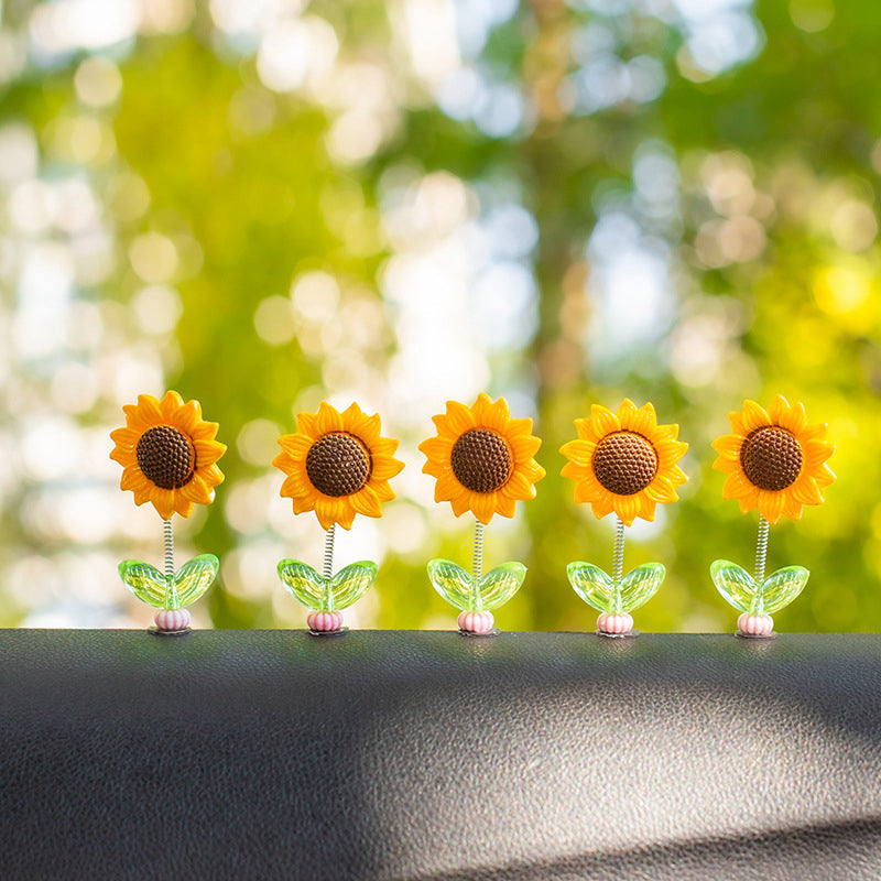 SunnyRide – Schattiger Sonnenblumen Auto-Anhänger