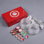 TwinkleJoy Weihnachtsbeleuchtung – LED-Lichterkette inklusive festlichen Figuren